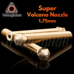 Trianglelab-boquilla Super Volcano de gran flujo, filamento de 1,75 MM, pinter 3D para Super Volcano Hotend, boquilla de latón de gran flujo
