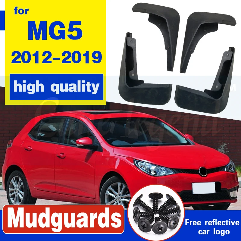 Molded Mud Flaps For MG5 2012-2019 2013 2014 2015 2016 2017 Mudflaps Splash Guards Mud Flap Front Rear Mudguards Fender