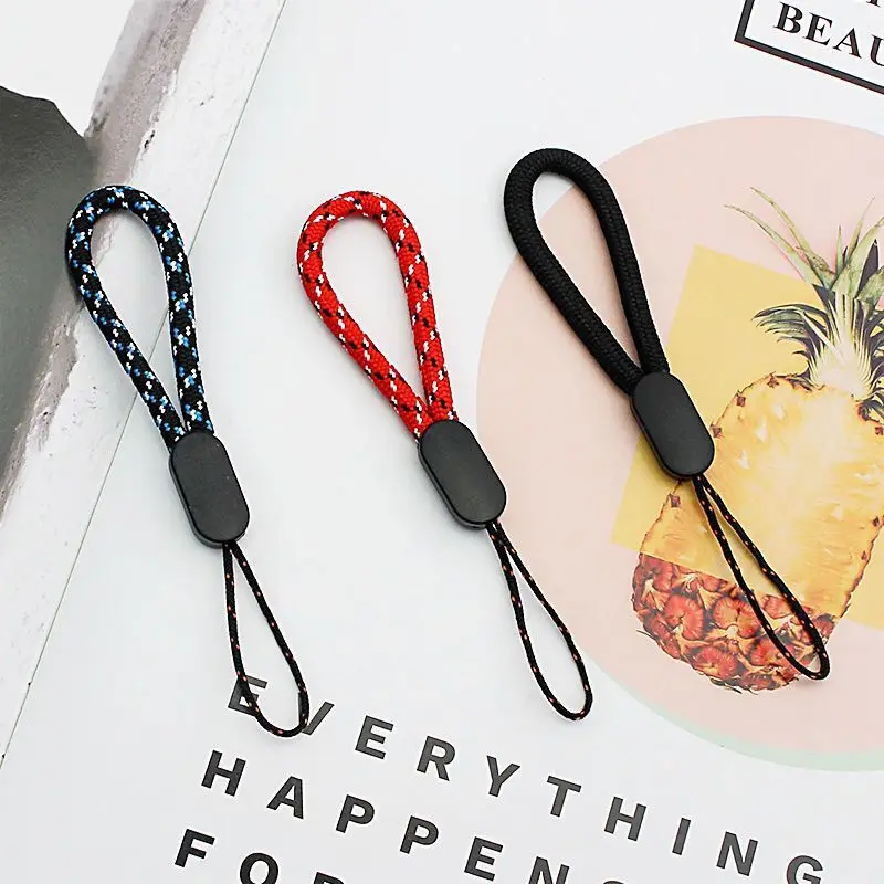 Ponsel Tali Tali Pendek untuk Kunci ID Kartu Ponsel Universal Tahan Lanyard 6 Warna Genggam Tali Memakai tahan Tali