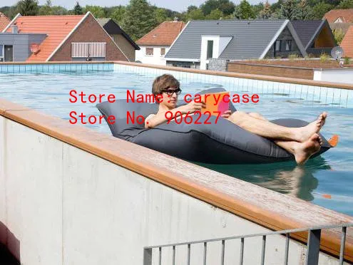 

high quality polyester portable modern waterproof outdoor beach floating bean bag, lazy beanbag chair cover only