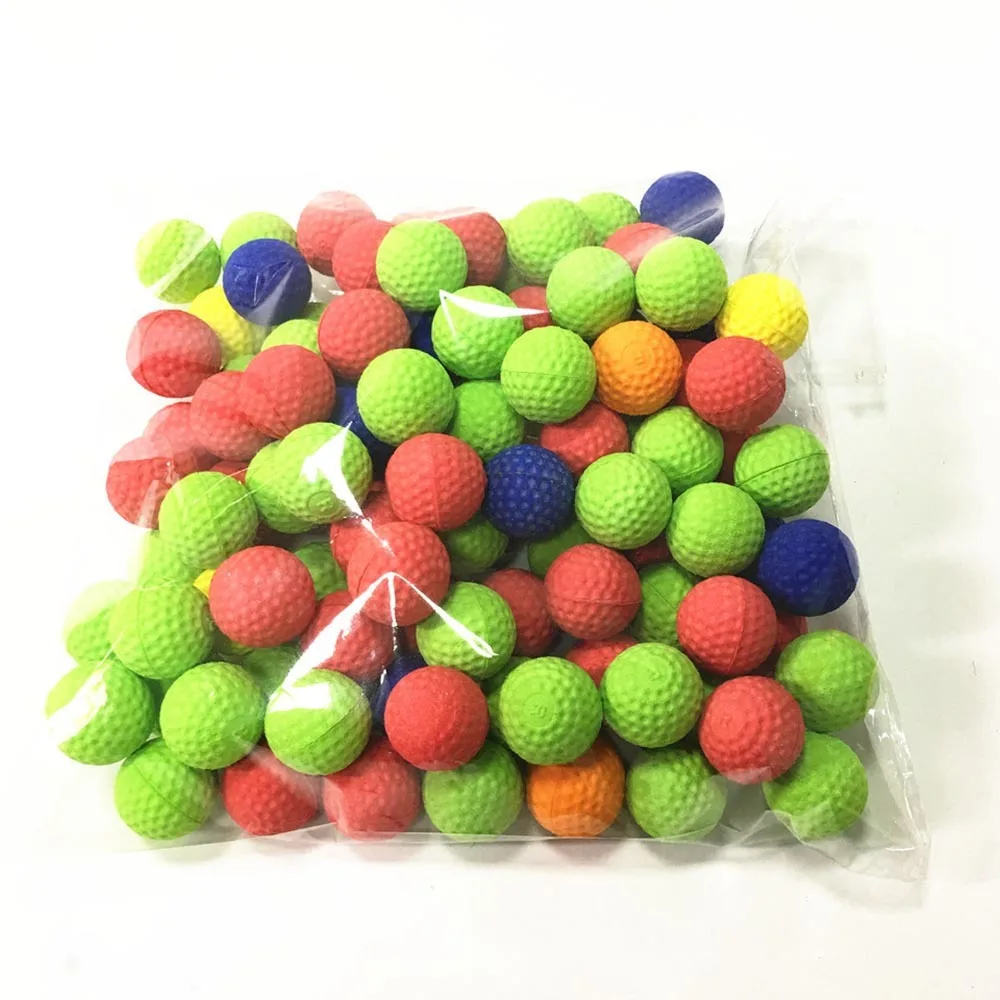 100Pcs Toy Gun Bullet Balls For Gun Balls Rival Zeus Apollo Toy Outdoor Practice Less Impact For Children Toy Gun Accessories