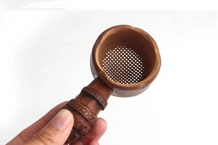 

Natural Bamboo Tea Strainer Coffe Ttrainer Tools Sieve For Tea Brewing Tea Filter Tool SN2290