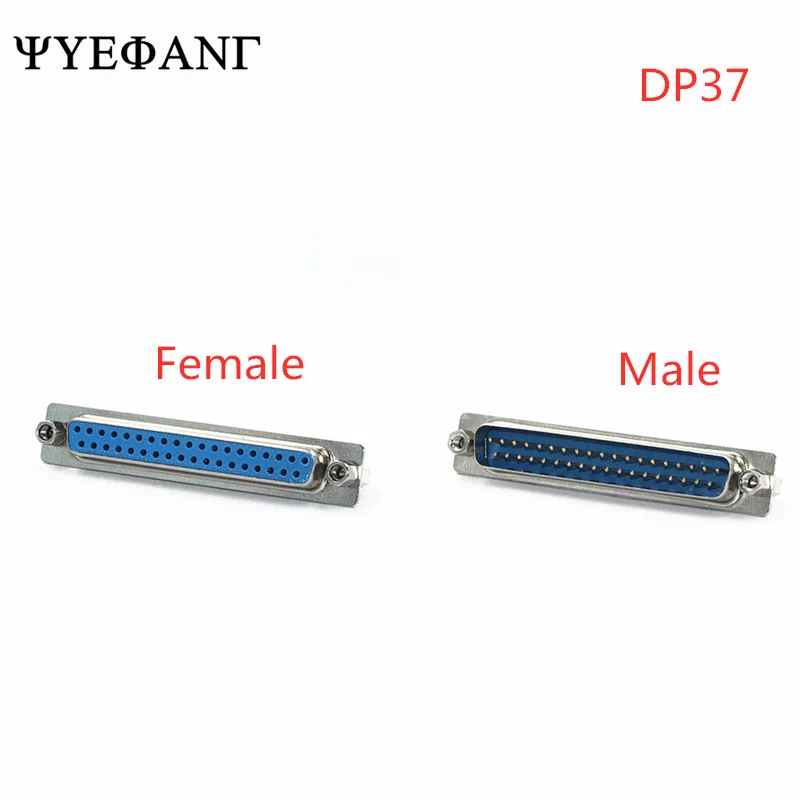 5PCS DB9 DB15 DB25 DB37 9/15/25/37 Pin Straight 180 Degree Male Female Plug D-sub PCB Mounting Connector DP9 DP15 DP25 DP37