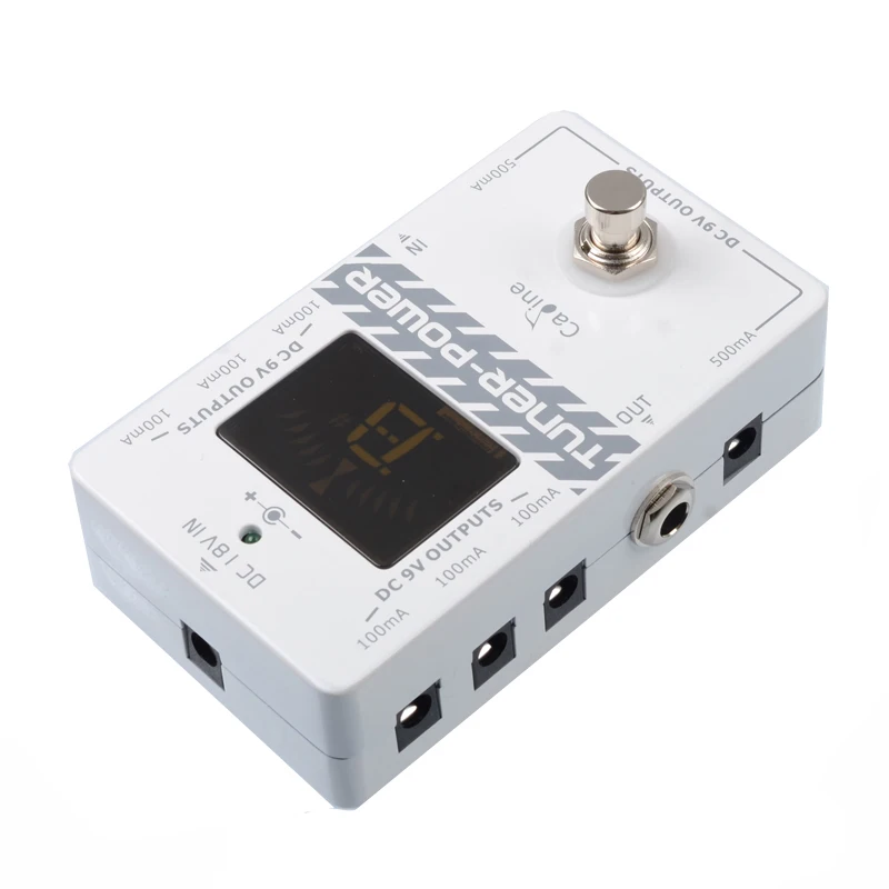 Caline CP-09 Tuner Power 2 in 1 Power Supply No Noise Effect Pedal Ture Bypass for DC 9V Electric Guitar Effect Pedal