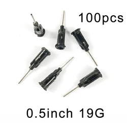 19G 0.5inch / 13mm Blunt Tip Syringe Needle Dispensing Needles With Luer Lock . Non-sterile . 100pcs/bag