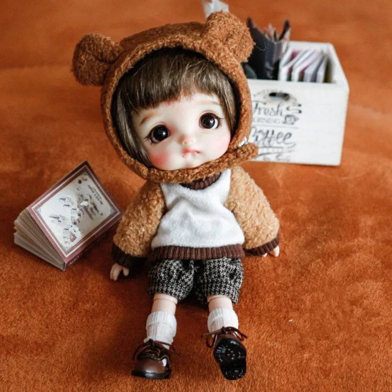 

OB11 Molly Sleeved Sweater T-shirt sweater Blouse Molly doll clothes 12 points bjdGSC plain doll accessories