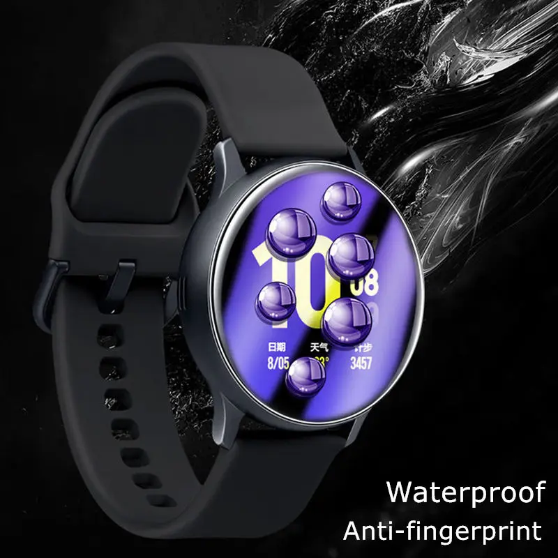 2pcs Full Protective film For Samsung Galaxy watch active 2 Screen Protector 3D Ultra-thin watch Active2 44mm 40mm Accessories