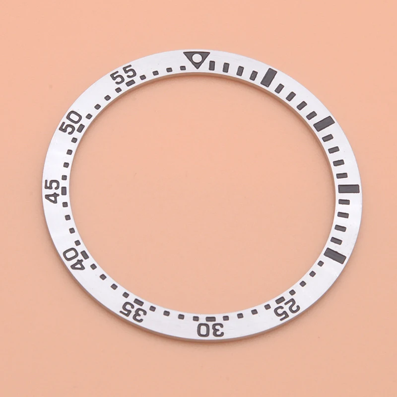 38*31.6mm Mod SKX007 Steel Bezel Insert Fit  NH35 NH36 Case With Steel Bezel Ring Multi-color  SKX Bezel Parts