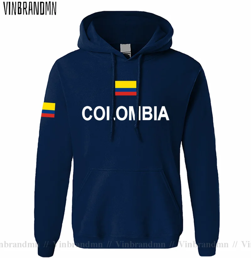 Colombia Colombian COL CO mens hoodie pullovers hoodies men sweatshirt new streetwear clothing Sportswear tracksuit nation flag