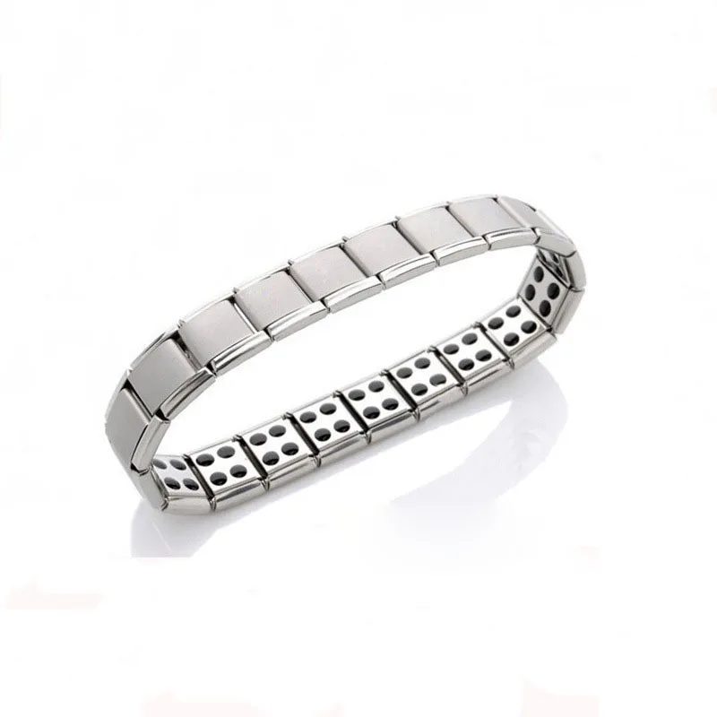 2019 Newest Hot Sell Fashion Stainless Steel Tourmaline Magnetic Bracelets for Women Men Male Bio Health Care Bracelet & Bangle