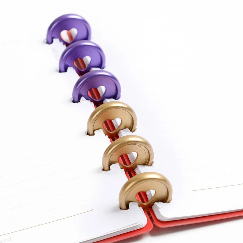 100 Chiếc Mờ Trái Tim Chất Kết Dính Nhẫn Cho Máy Tính Xách Tay 24Mm Diy Nhà Quy Hoạch Đĩa Rời Lá Nấm Chất Kết Dính Cho Thêu Sò A20-S7