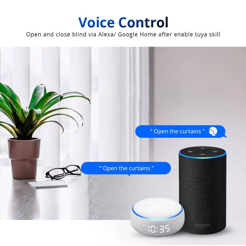 Tuya Zigbee Mù Động Cơ Động Cơ Cho Nhôm La Mã Mù Tổ Ong Màn Alexa Google Nhà SmartThing Cuộc Sống Thông Minh Ứng Dụng Điều Khiển