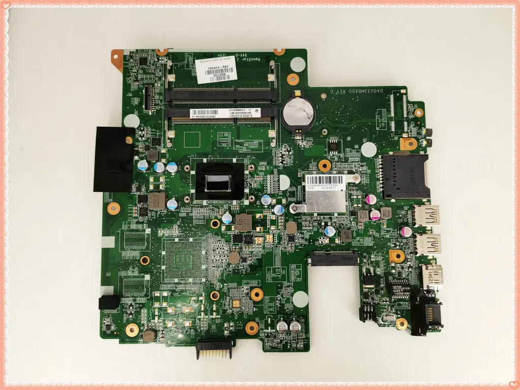 For HP 14-B Laptop Motherboard 14-b056TU 14-b019TU 14-b038TU 14-b019TU 14-b020TU HM70 703413-501 DA0U33MB6D0 tested good