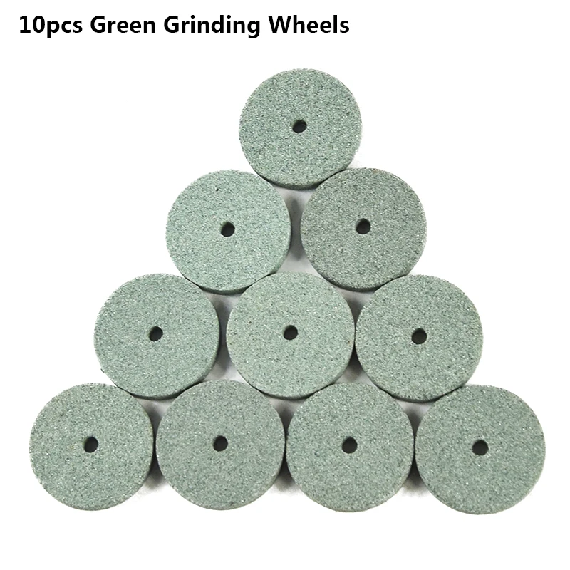 CMCP 10pcs 20mm Mini Drill Grinding Wheel Set Polishing Pad For Dremel Grinder Rotary Tool Abrasive Disc Wheel