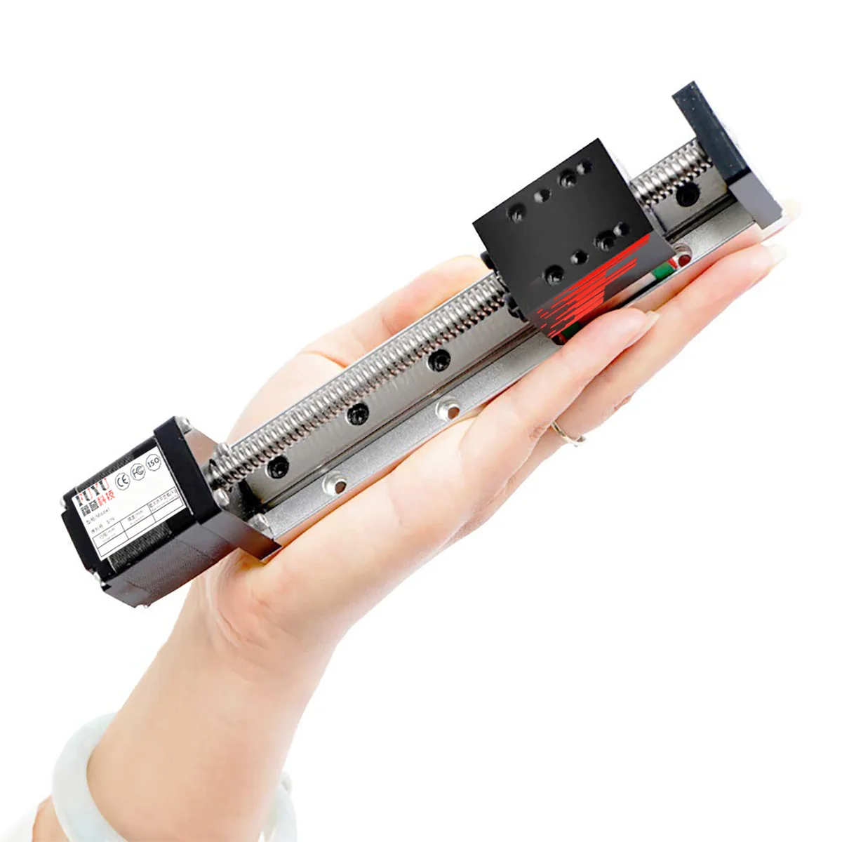 50~300mm Mini Linear Guide Rail XYZ Stage Ball Screw Actuator Linear Slide Motion Table with Nema 14 Stepper Motor