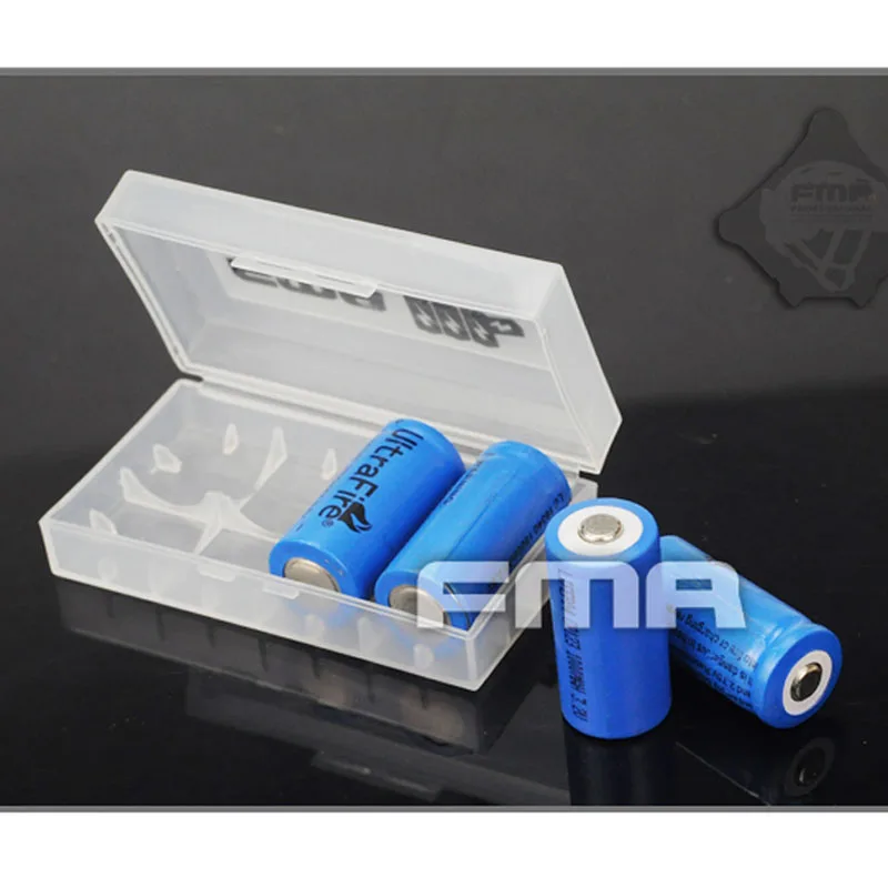 2 PCS CR123A  Battery Case Holder Battery Storage Box for CR123A Rechargeable Battery Container Power Bank