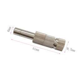 5Pcs 6 Mm Mist Koeling Slip Lock Nozzle Lage Druk Micro Quick Connectors Tuin Irrigatie Sproeiers Met Filter