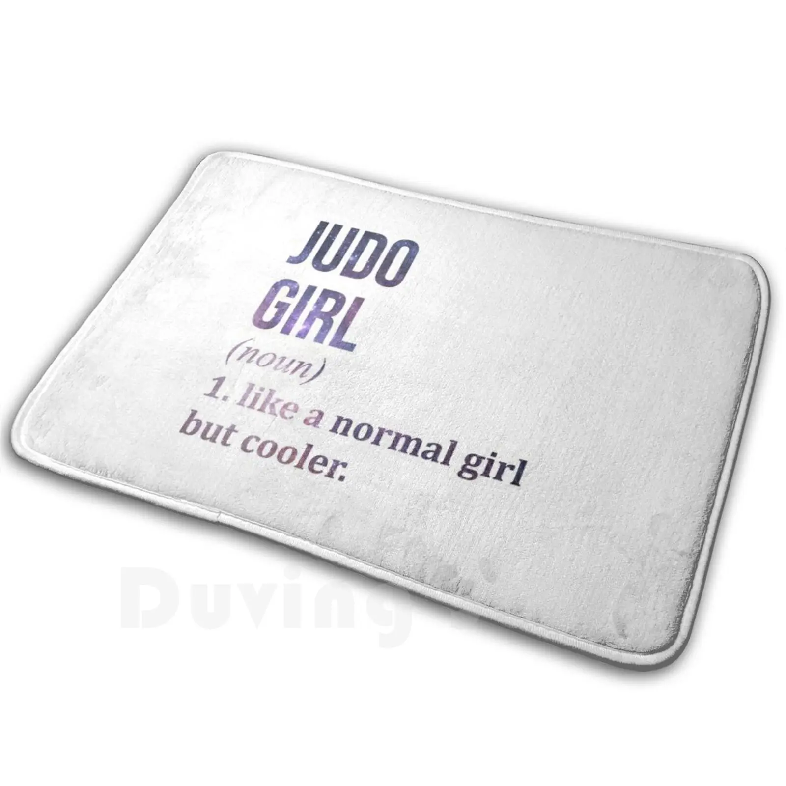 Judo Girl Funny Quote Carpet Mat Rug Cushion Soft Non-Slip Judo Judo Judoka Judo Fan Judo Trainer Judo Teacher Judo