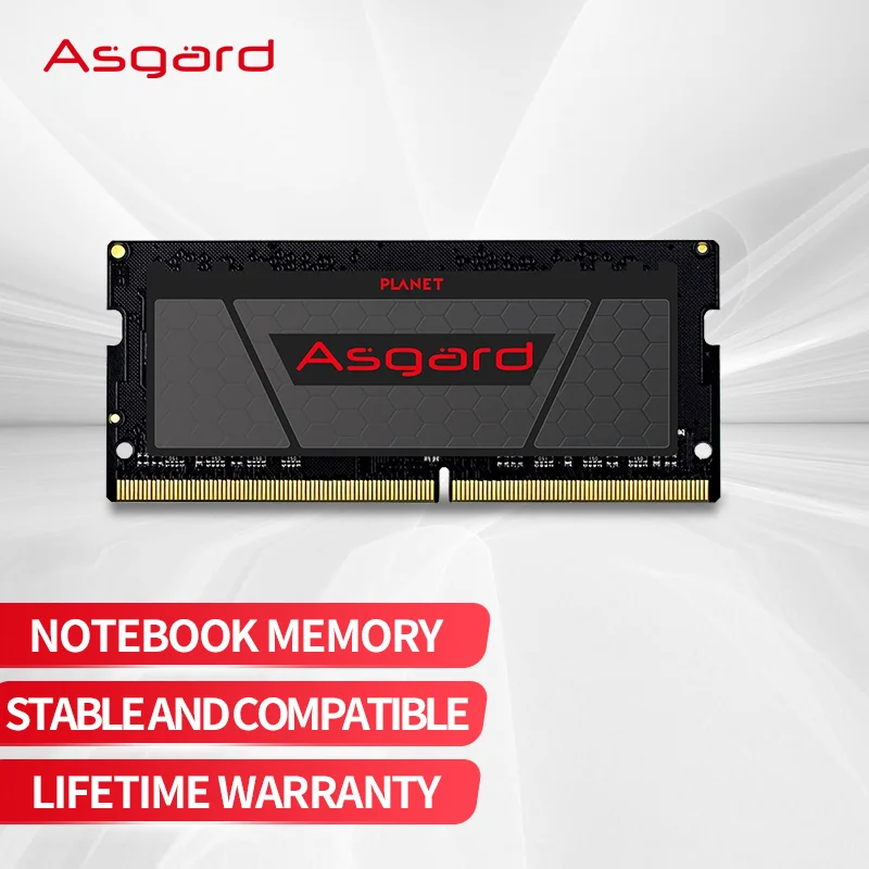 Asgard 노트북용 메모리 램, 고성능 Sodimm 노트북, 1.2V NON ECC, ddr4, 8GB, 16GB, 2666MHz, 3200MHz