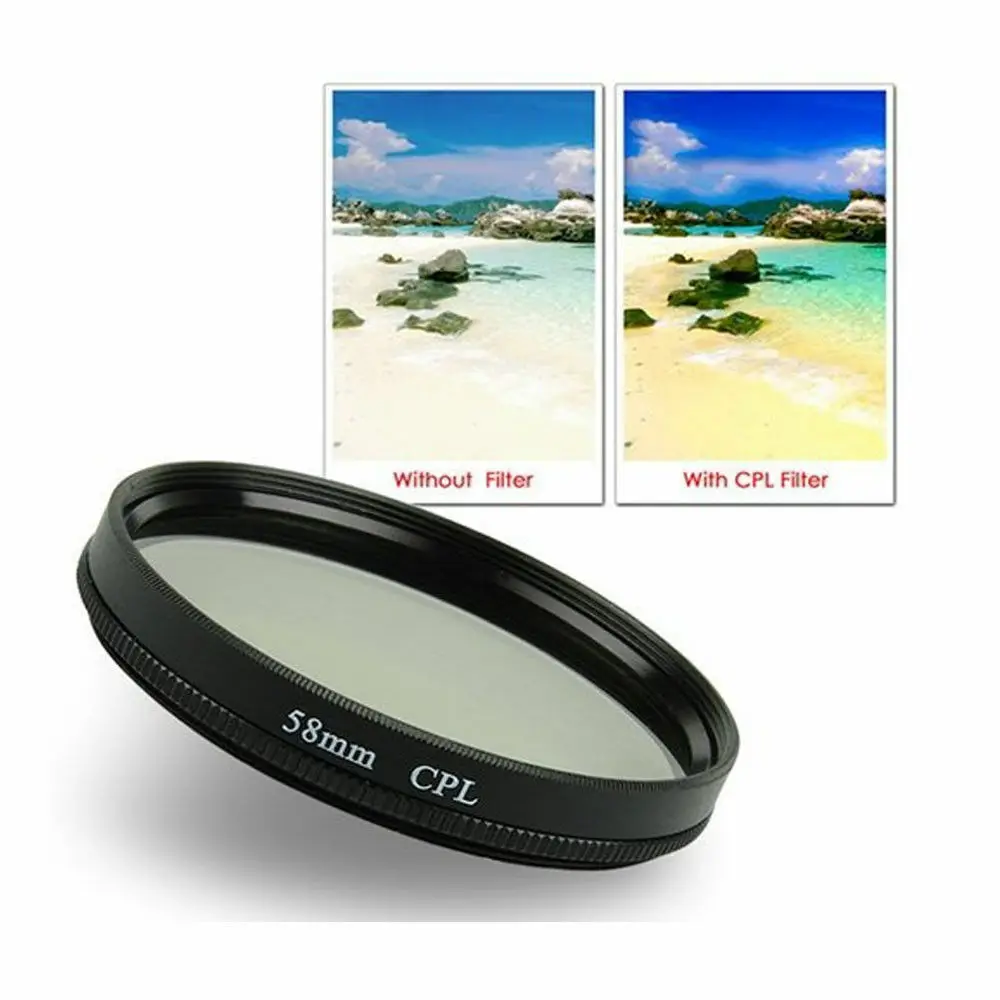 30 37 43 46 49 55 58 62 67 72 77 82mm CPL Camera Circular Polarizing Lens Filter for Nikon Canon DSLR Camera lens