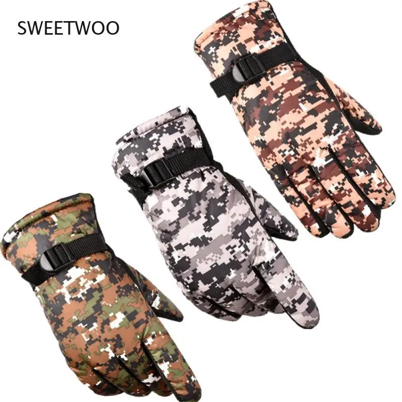 Men's Winter Military Tactical Gloves Waterproof Thermal Anti-Slip Outdoor Hunting Hiking Fishing Skiing Snow Gloves