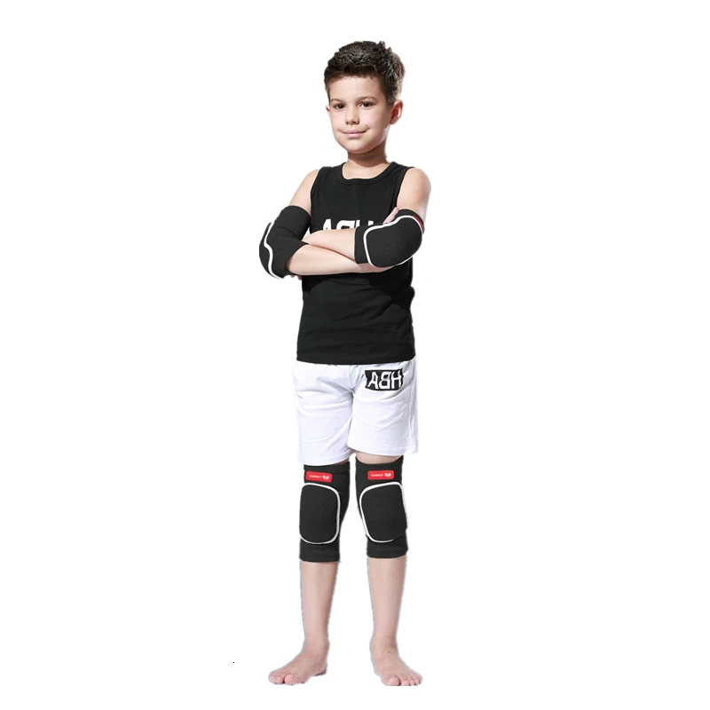 4pcs/Set Knee Pads Elbow Pads For Children Kids Adults Fitness Dancing Football Basketball Cycling Support Play Sports Protector