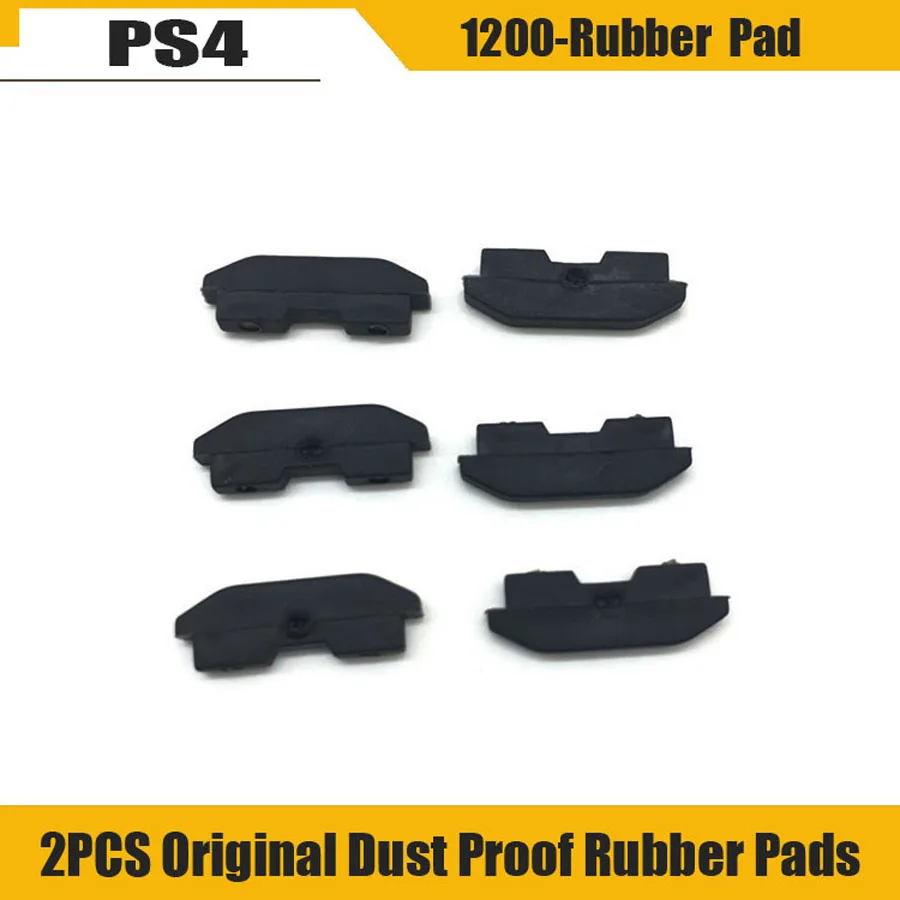 1Set/2pcs Original NEW Rubber Cover Pad For PS4 Controller 1200 Silicon Button Feet Sheet