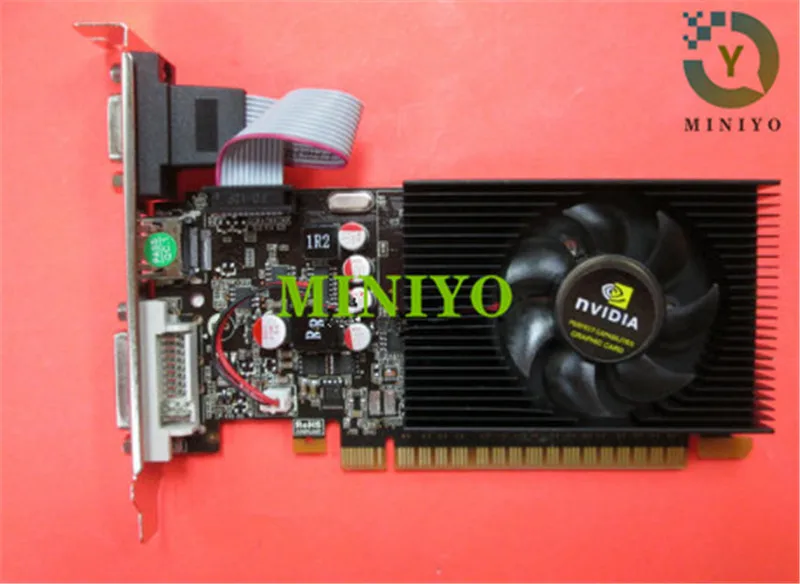 

Video Card NVIDIA GeForce GT710 GT 710 2G DDR3 DVI VGA HDMI PCI-E FULL Low profile Graphics Card NEW