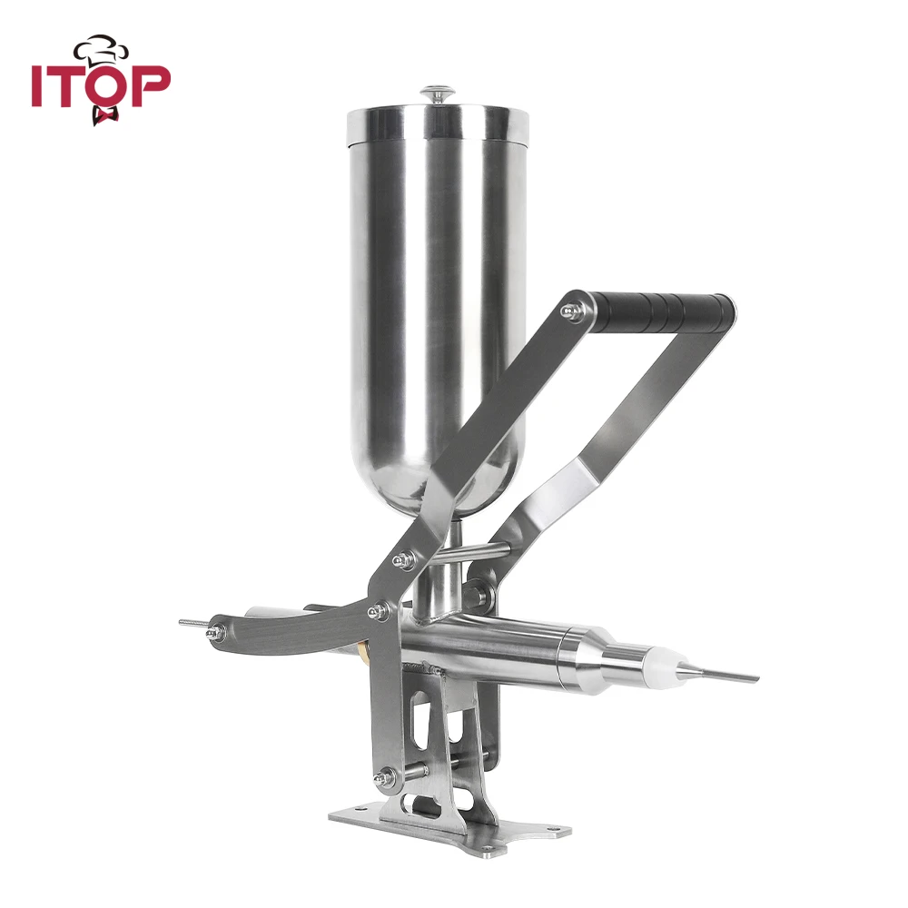 ITOP 4.5L Manual Jam Filling Machine Stainless Steel Frying Churros Pure Chocolate Maker IT-CT03 Cream Sauce