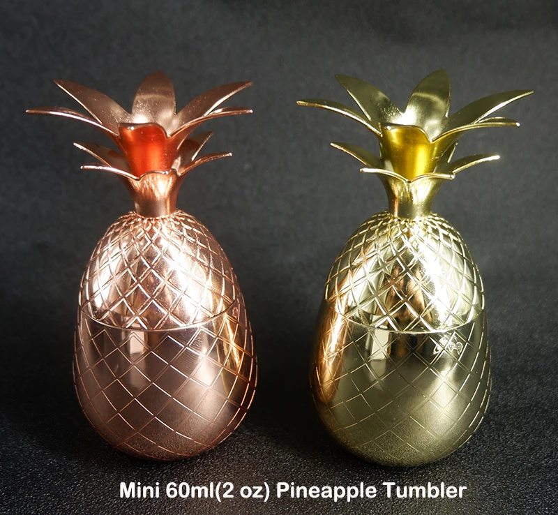 Mini 60ml(2oz)Pineapple Tumbler / Mug Moscow Mule Mug  Cocktail Drinking Cups Mugs Bar Tool