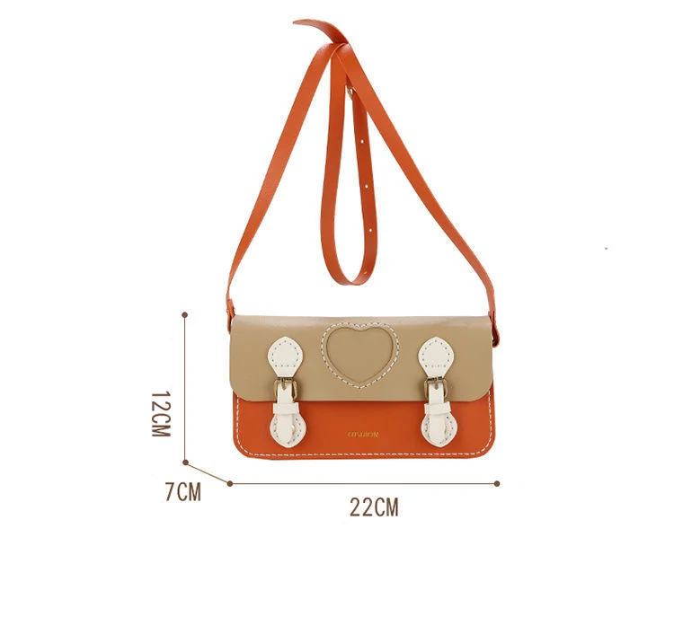 DIY Handmade Bag Set Hand Stitching With Sewing Tools Crossbody Shoulder Bags for Women Contrast Color Pu Leather Woven Bag