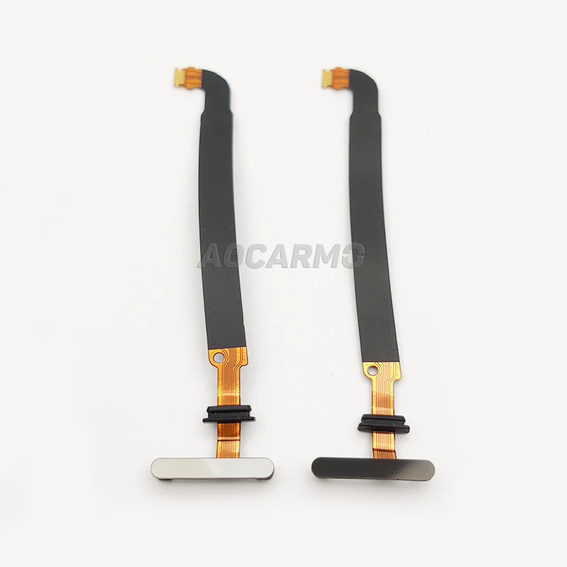 Aocarmo For Sony Xperia 5 / X5 J8210 J9210 Power On/Off Switch Fingerprint Sensor Button Touch ID Ribbon Flex Cable Replacement