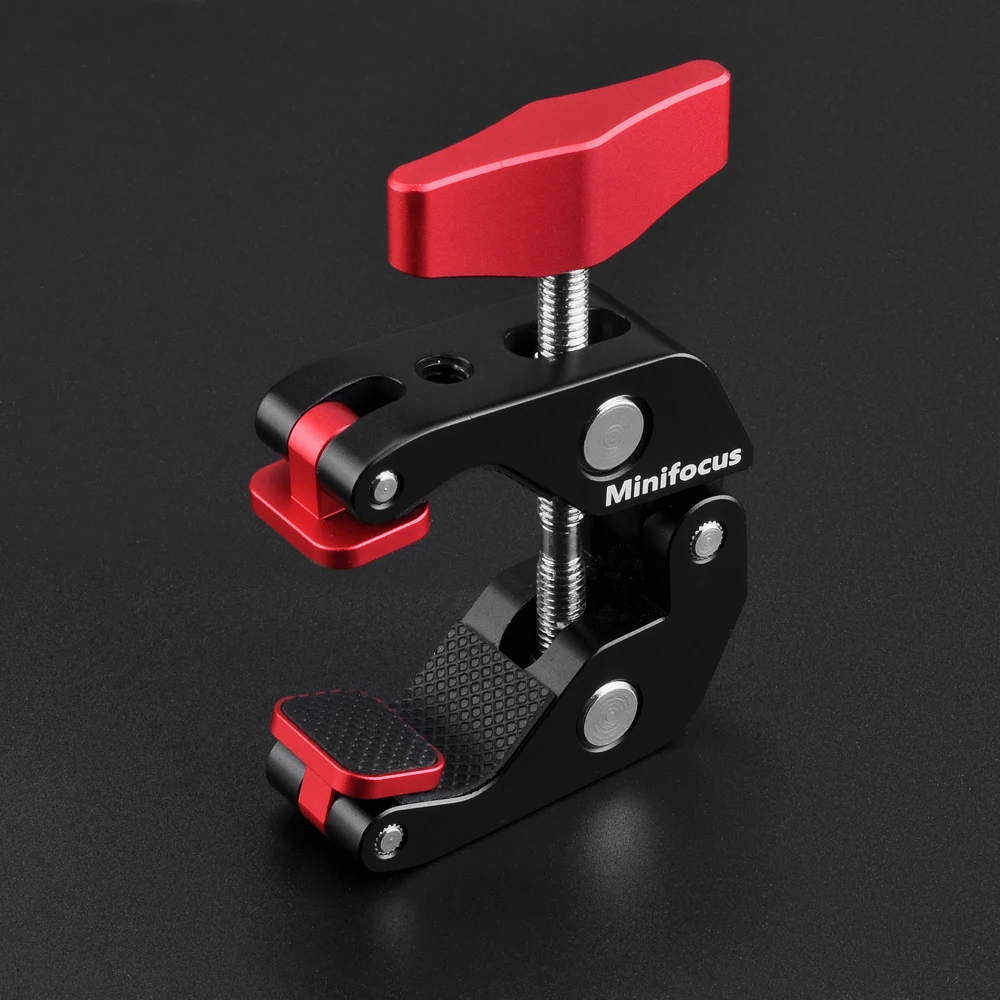 Супер-зажим, плоскогубцы с резьбой 1/4 3/8 для камеры, штатива, стержня, фонарей, зонтиков, крючков, полок, стеклянных поперечных стержней