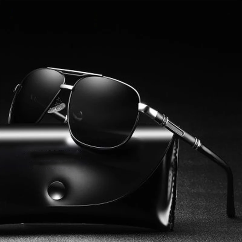 

New Style Men Vintage Metal Polarized Sunglasses Classic Brand Sun glasses Coating Lens Driving Eyewear For Men/Women De Sol