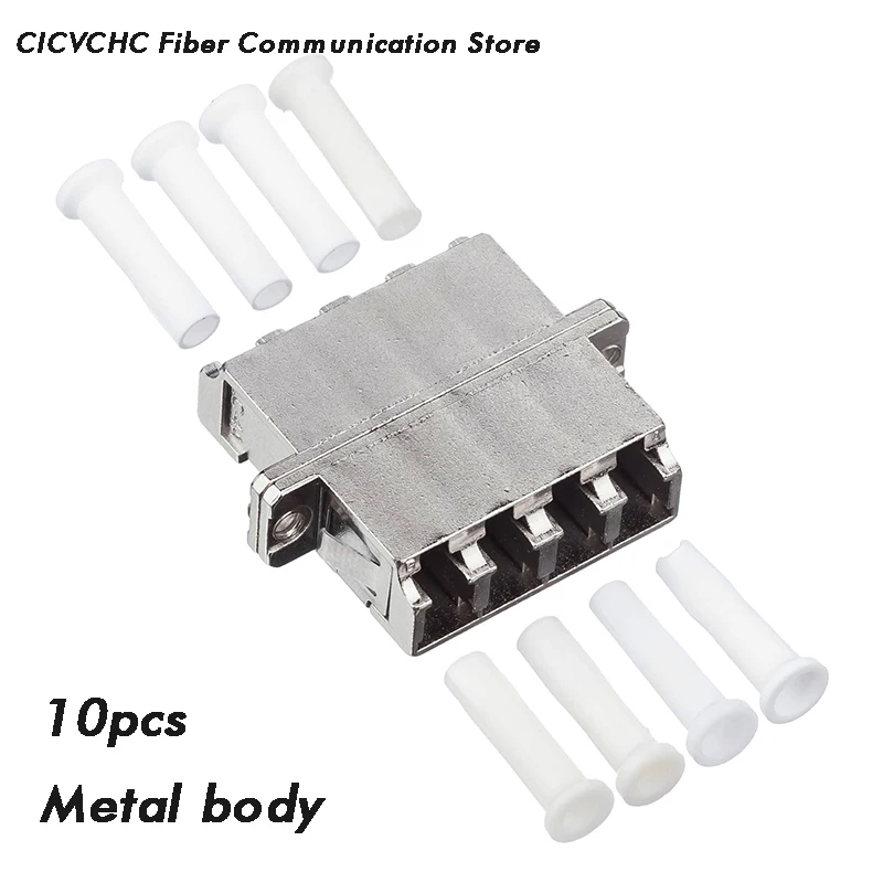 10 Pcs Lc Quad Adapter Met Metalen Body