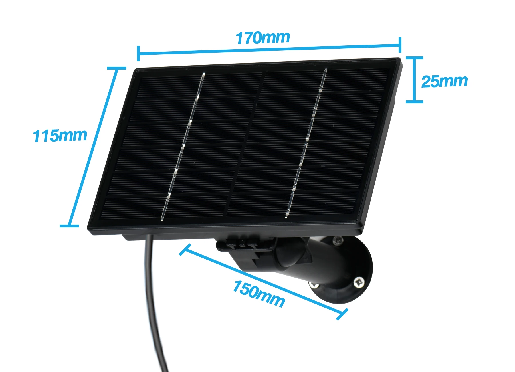 Imagem -03 - Painel Solar à Prova Impermeável Água para a Caça 4g Câmera Embutido 18650 Bateria 18000mah ao ar Livre 2m Cabo de Saída Carregada Dc12v Alimentado 4w