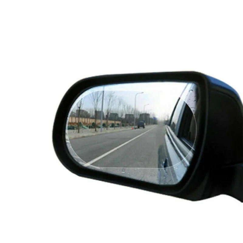 2 Pcs Car Rainproof Clear Film Rearview Mirror Protective Anti Fog Waterproof Film Auto Sticker Accessories 100x145mm