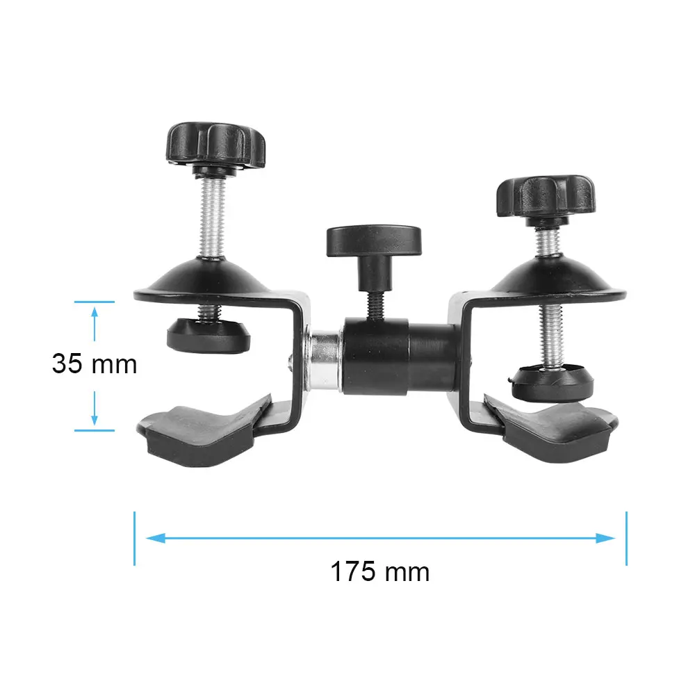HDRiG металлический штатив-зонтик, солнцезащитный козырек, сверхмощный зажим, держатель, кронштейн, аксессуары для поддержки для DSLR CANON NIKON, фотографии