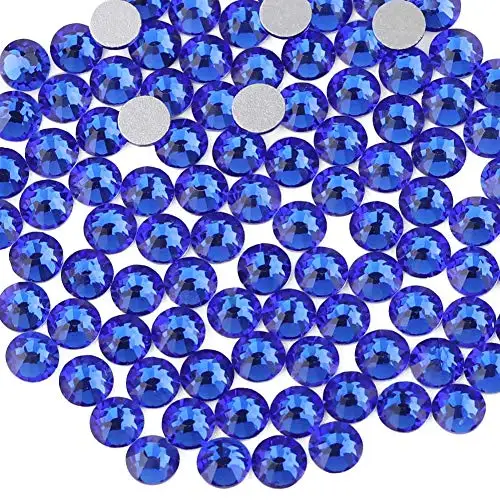 Beadsland Flat Back Crystal Rhinestones Round Gems Crystal /CrystalAB DIY Nails Clothing Accessory