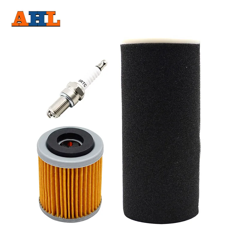 AHL Motorcycle Air Filter & Oil Filter & Spark Plug For YAMAHA Wolverine 350 YFM350 Warrior 350 Raptor 350 Raptor 350 1UY1344