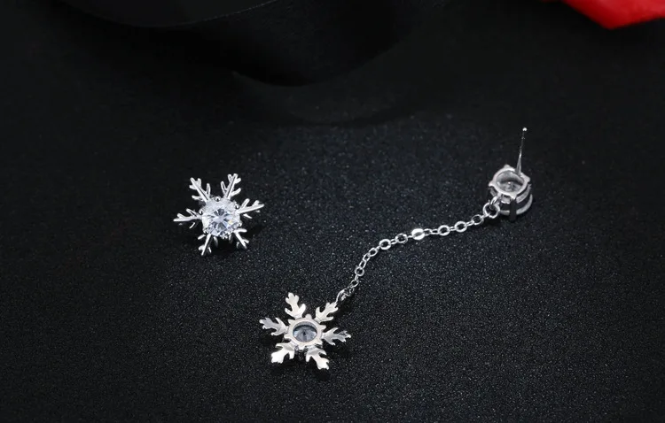 REETI 925 sterling silver snow Stud Earrings for Women Elegant Wedding Jewelry pendientes mujer moda 2019 Brincos