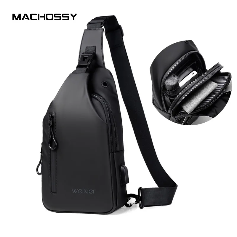 

New Fashion man Crossbody Bag Men's Shoulder Bags Male Waterproof Short Trip Chest Bag Casual Bag for Men