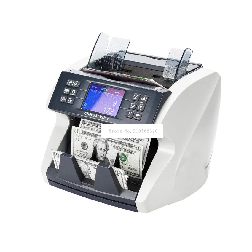 

XD-770 Counter 6-8 Country's Banknote Counting Machine Fake Money Detector Currency Detecting Inteligient Money Counter