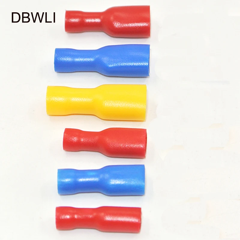 

1000pcs 2.8mm 4.8mm6.3mm FDFD2-250 FDFD5.5-250 Female Crimp Terminal for 1.5-2.5mm2 Connectors Cable Wire Connector FDFD