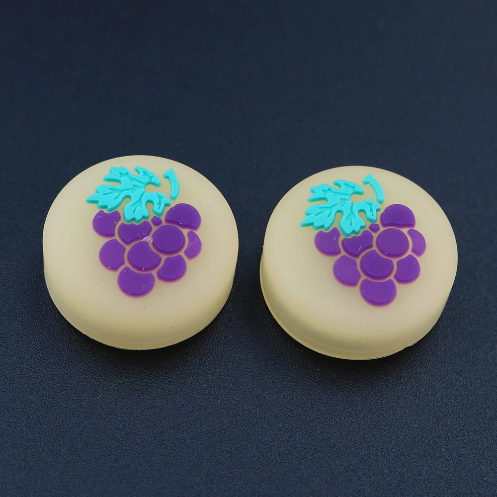 Grape For Switch Luminous Jelly Cap Animal Crossing Silicone Joystick Thumb Grip Caps for Nintend Switch Lite Controller