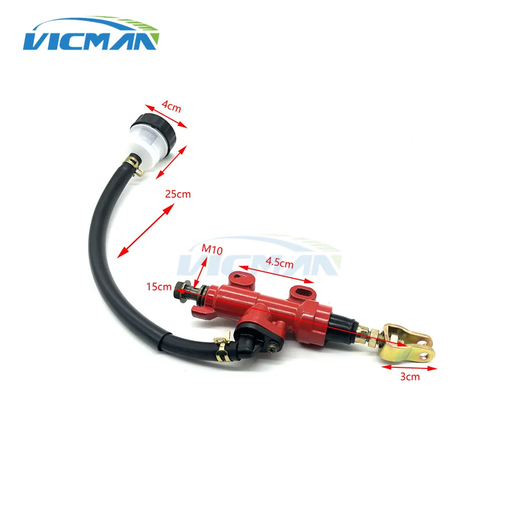 Universal Kawasaki Motorcycle Rear Foot Hydraulic Brake Pump Refit Rear Brake Master Cylinder Pump For Suzuki Honda Yamaha