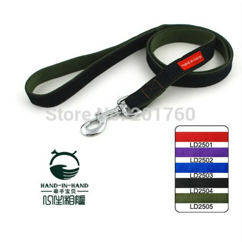 

Pet Products Dog Supplies Solid Color Nylon 120*2.5cm Lively Big Pet Dog Denim Leashes Lead (5 Colors) 5 Pcs/lot