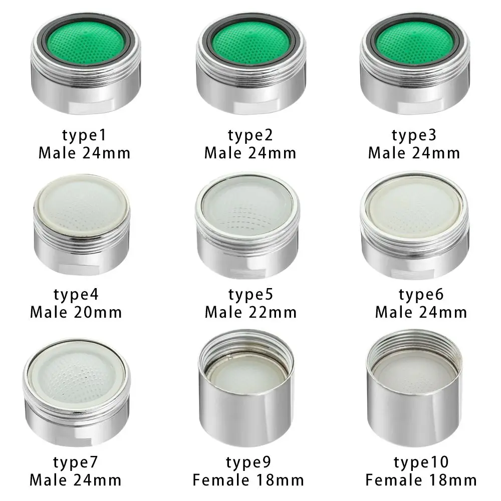 Female Thread Male Thread Tap Device Water Saving Faucet Aerator Diffuser Faucet Nozzle Filter Adapter Water Bubbler