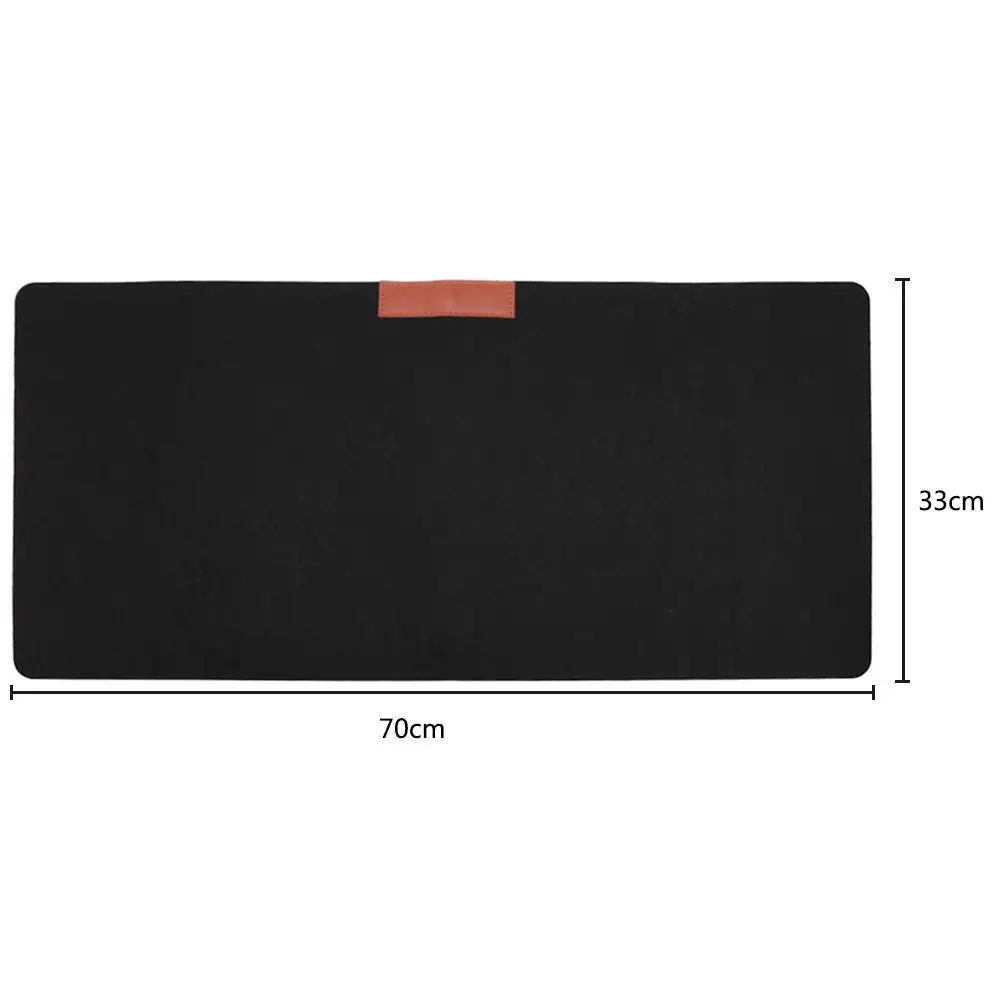 Large Office Computer Desk Mat Modern Table Keyboard Mouse Pad Wool Felt Laptop Cushion Desk Mat Gamer Mousepad Mat 700*330mm