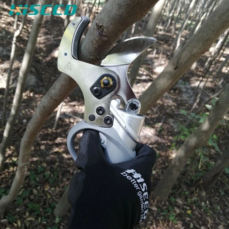 

Electric Secateurs 45mm Largest Cutting Diamter Pruner, Pruning Shear EC Certificated Lithium Battery Scissors